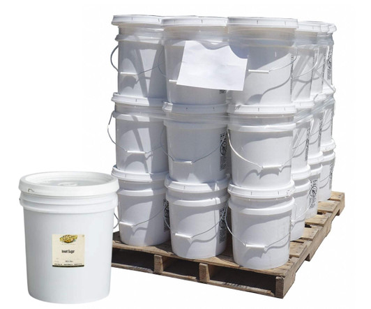 Golden Barrel 5 Gallon Medium Invert Sugar Pail Bulk Food Service I Pallet of 36 I Total 72 Gallons - Chicken Pieces