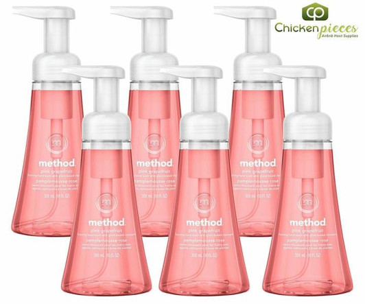  Method Foaming Hand Wash, Grapefruit, 300 mL/10.14 oz (6/Case) 