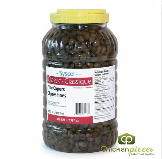 Sysco Classic Fine Capers 3.78LT/1 Gallon