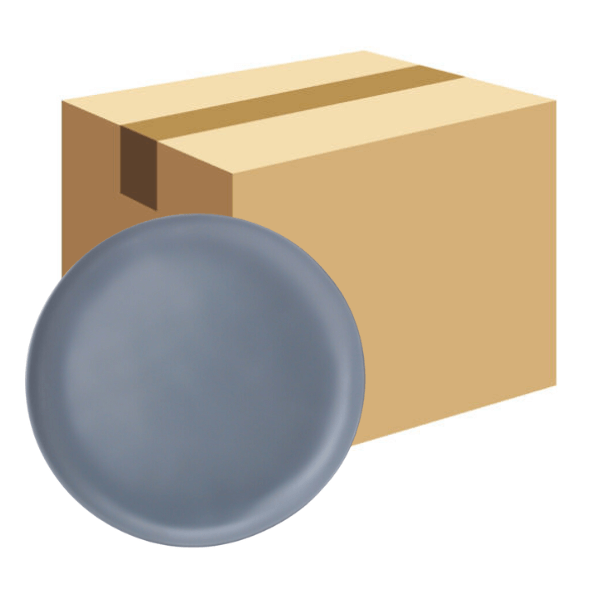 Bon Chef Matte Slate 9" Melamine Dinner Plate - 24/Case. CHICKEN PIECES.