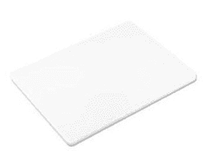Browne & Co White Polyethylene Cutting Board, 12 X 18 X 1/2In | 1UN/Unit, 1 Unit/Case