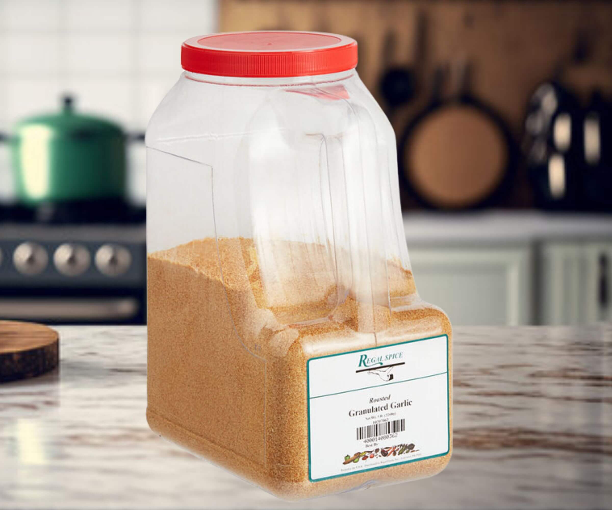 CP Roasted Garlic Granules In Cannister | 5 lb/2.27 kgs