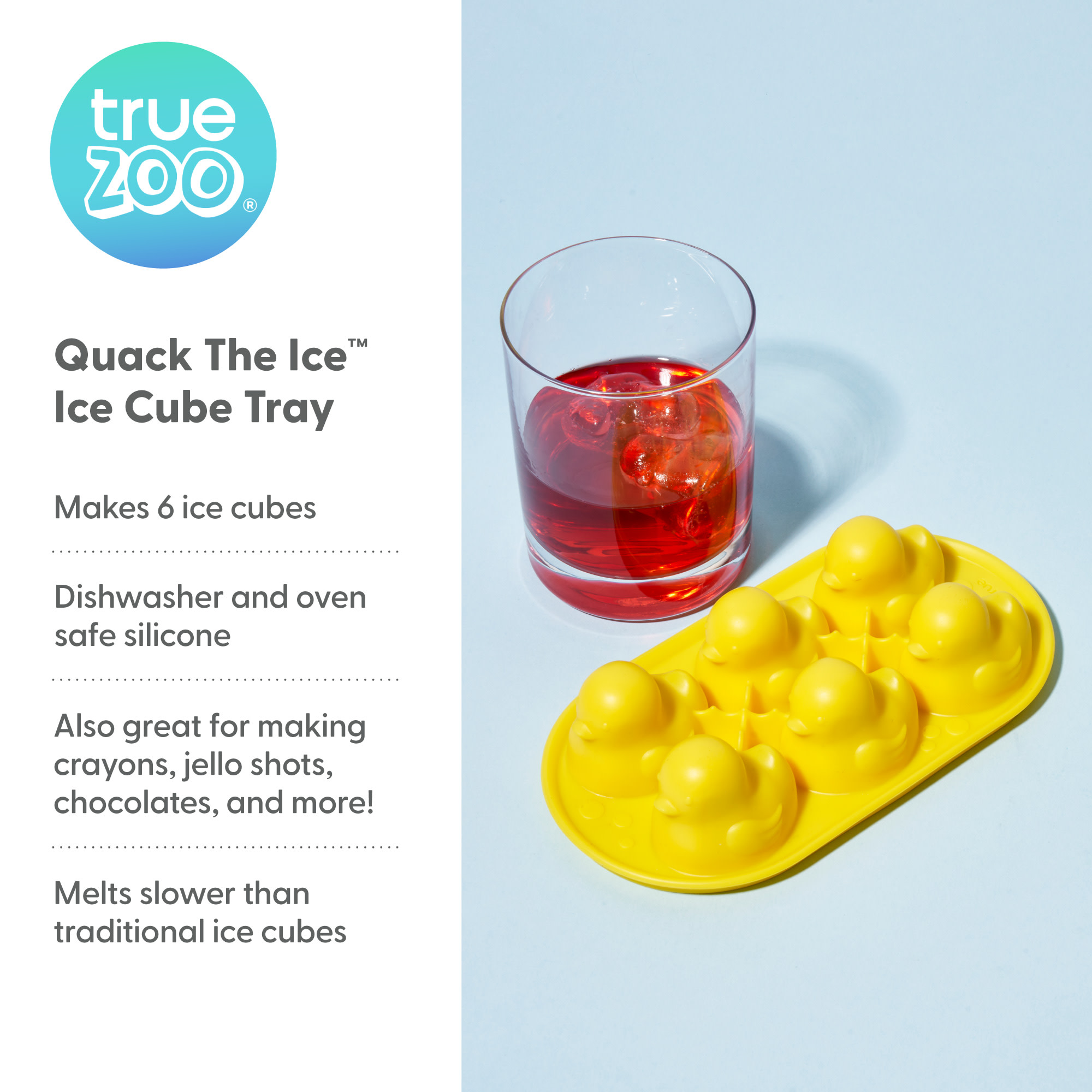 TrueZoo Quack the Ice Silicone Ice Cube Tray - Thumbnail 4