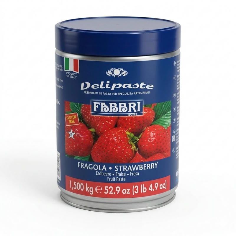 Fabbri Delipaste 1.5 kg (1500 g) Strawberry Flavoring Paste