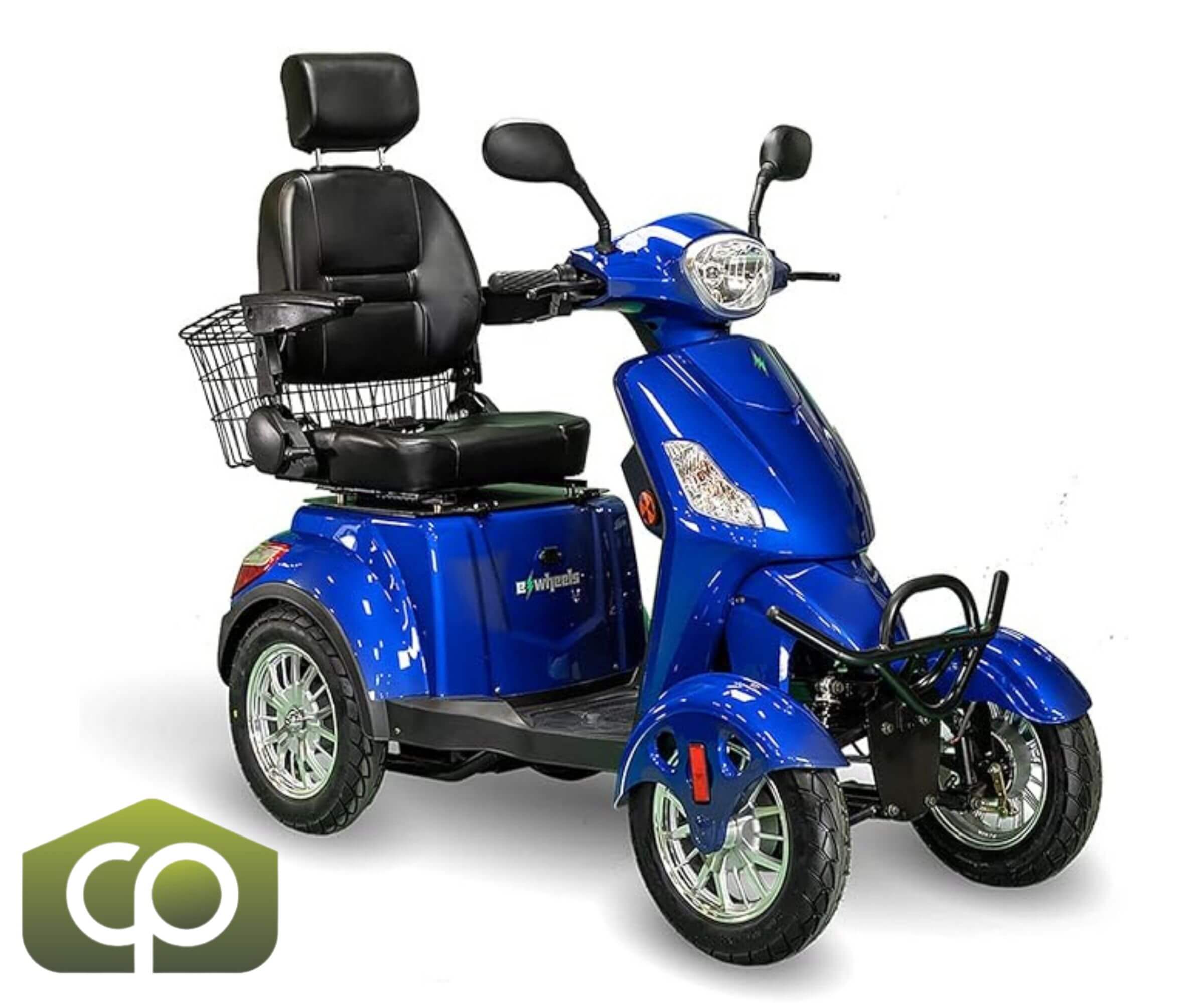EWheels EW-46 4 Wheel Mobility Scooter | 35-Mile Range | 400 lbs