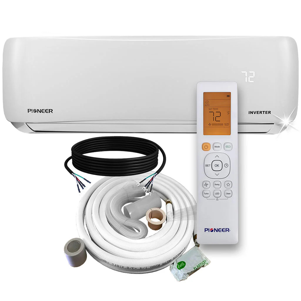 Pioneer Multi Zone 12,000 BTU Quantum Series Wall Mount Air Conditioner Heat Pump