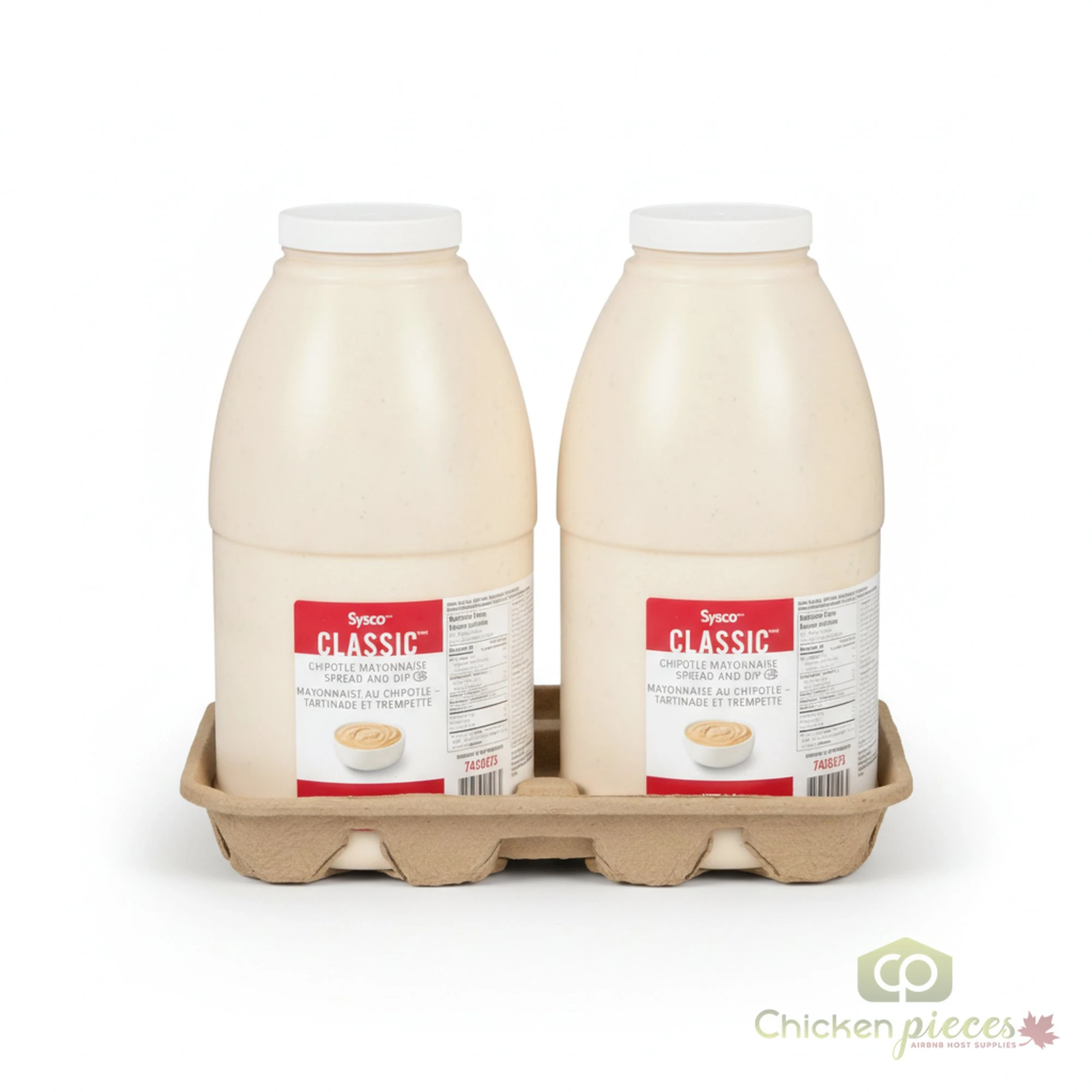 Sysco Classic Chipotle Mayonnaise Spread & Dip 4 Liter (2/Case) -