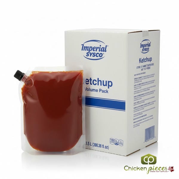 Sysco Imperial Ketchup Volume Pack 11.5L - 390.38 fl oz (24.4 lbs)