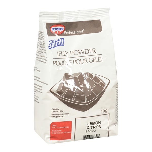 Dr Oetker Shirriff Gelatin Lemon Powder 1 KG/2.2 lbs