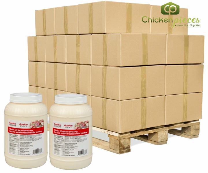 Gordon Choice GFS Whipped Salad Dressing Bulk 3.78 L| 2/CASE | 50 CASES PER PALLET-(Total 100 Units)