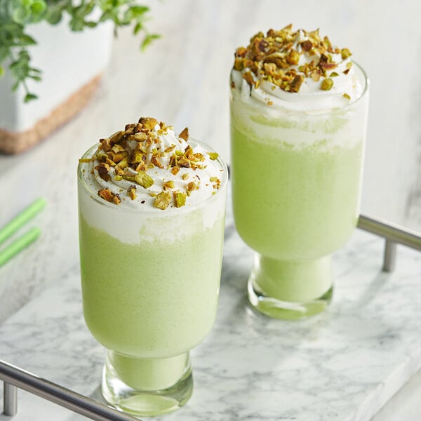 Cappuccine Pistachio Frappe Mix 3 lb. - Cafe & Bar Beverage Base