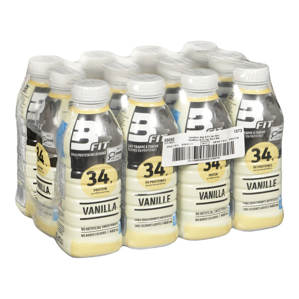 B-Fit Vanilla Milk Shake High Protein 460ML (12/CASE)
