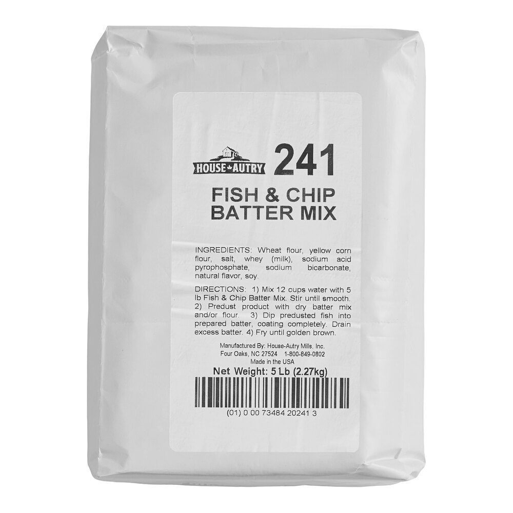 House-Autry Fish and Chips Batter Mix 5 lb.