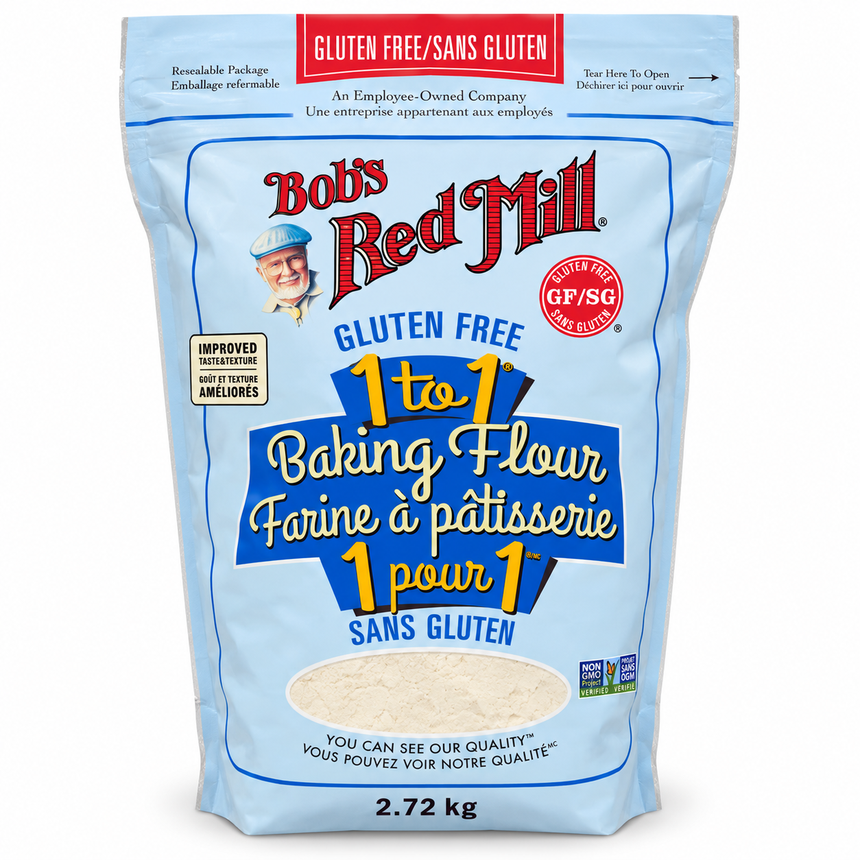 Bob's Red Mill Gluten Free 1 to 1 Baking Flour, 2.72 kg