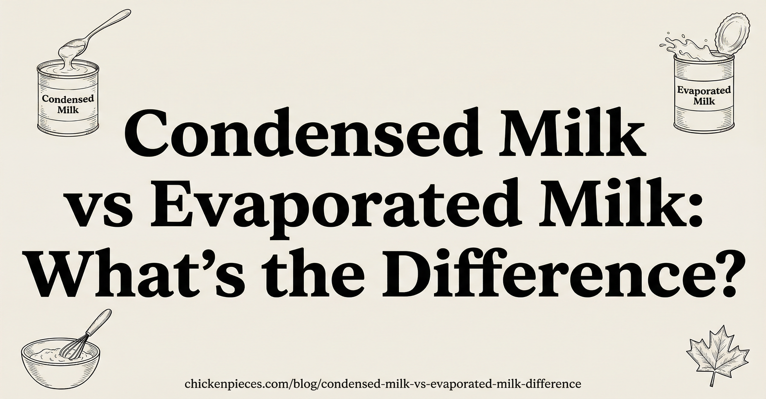 Condensed Milk vs Evaporated Milk: What's the Difference? - Chicken Pieces