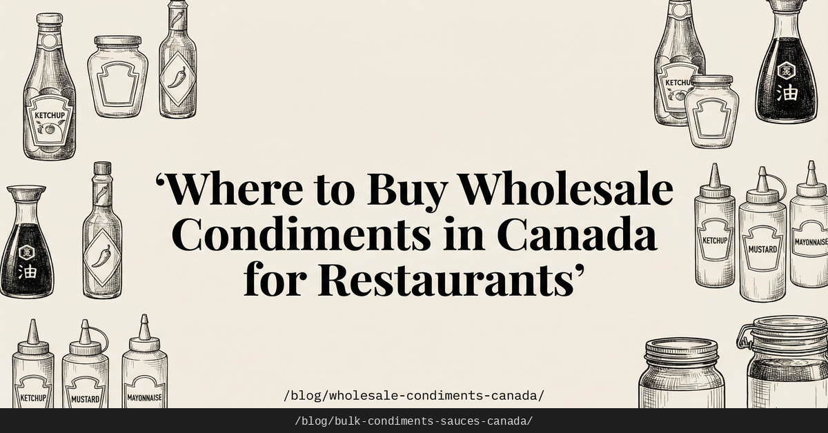 Best Bulk Condiments and Sauces for Canadian Restaurants - Chicken Pieces