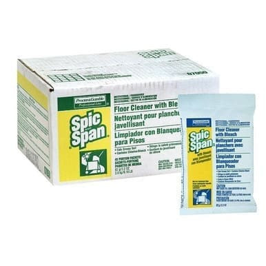 Spic & Span Powder Multi Purpose Cleaner, Spic Span With Bleach | 62G/Unit, 45 Units/Case
