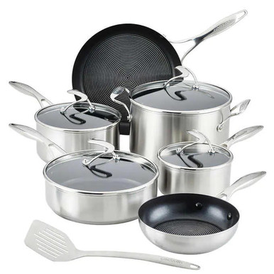 Circulon Momentum Stainless Steel Cookware Set, 11-Piece - Elevate Your Culinary Passion with Innovative Design