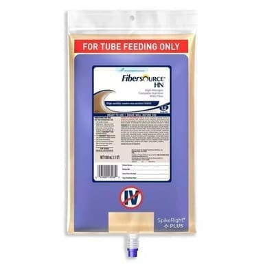 Fibersource HN Nutritionally Complete Liquid Formula Supplement - SpikeRight, 1L (6/Case)