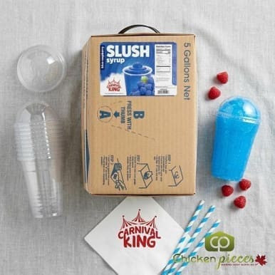 Blue Raspberry Slushy Syrup 5:1 Concentrate | 5 Gallon Bulk | Concession Stand Essential
