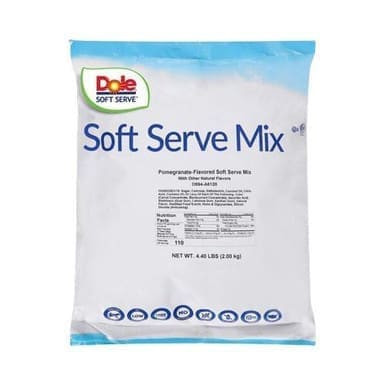 DOLE SOFT SERVE Pomegranate Soft Serve Mix 4.4 lb/1.99 kgs