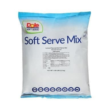 DOLE Lemon Soft Serve Ice Cream Mix 4.4 lb/1.99 kgs