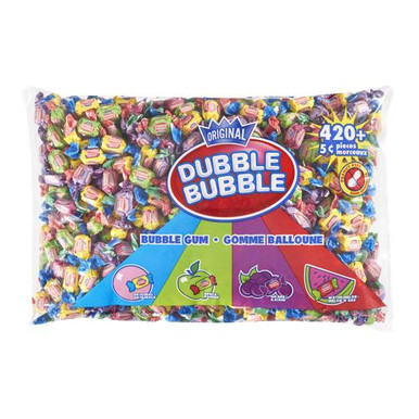 Dubble Bubble Twist Bubble Gum, 16 Oz