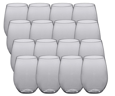 10 oz. Plastic White Wine Glasses