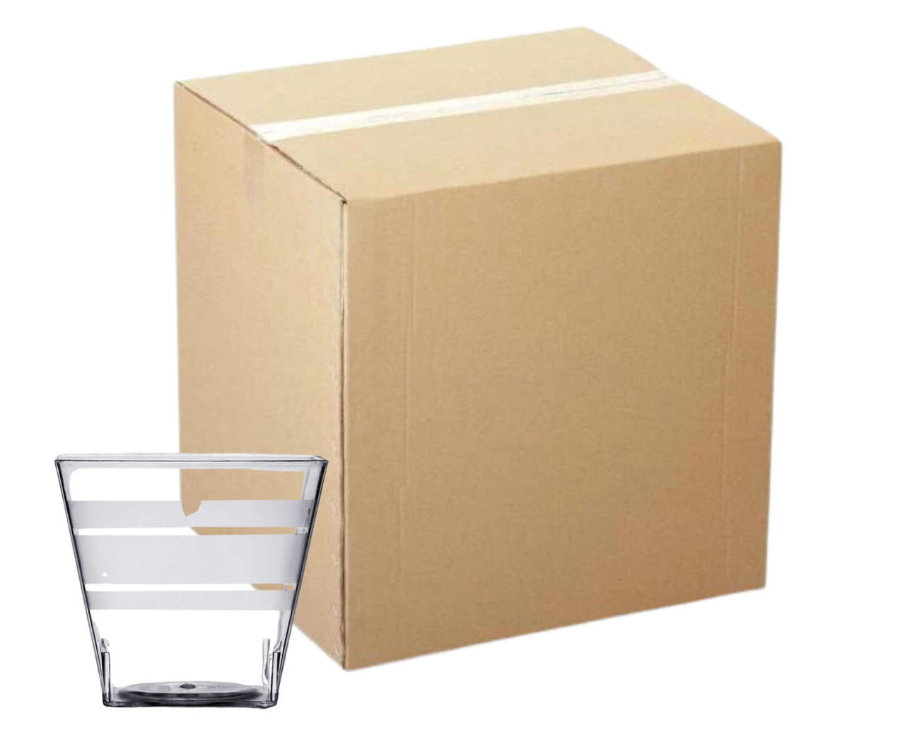 Fineline Tiny Temptations 2.2 oz. Tiny Tumblers Clear Plastic Cup - 200/Case