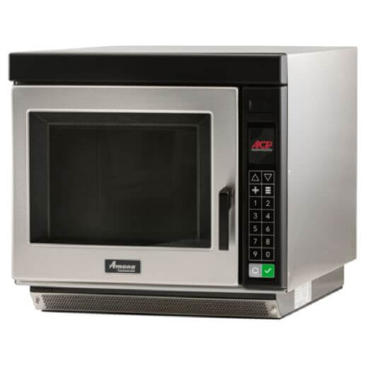Amana Heavy Duty Stainless Steel Commercial Microwave Oven - 208/240V, 1700W | Power and Precision at Your Fingertips