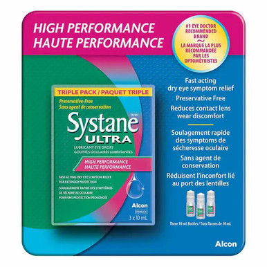 Systane Ultra Lubrication Eye Drops, 3 pk./10mL