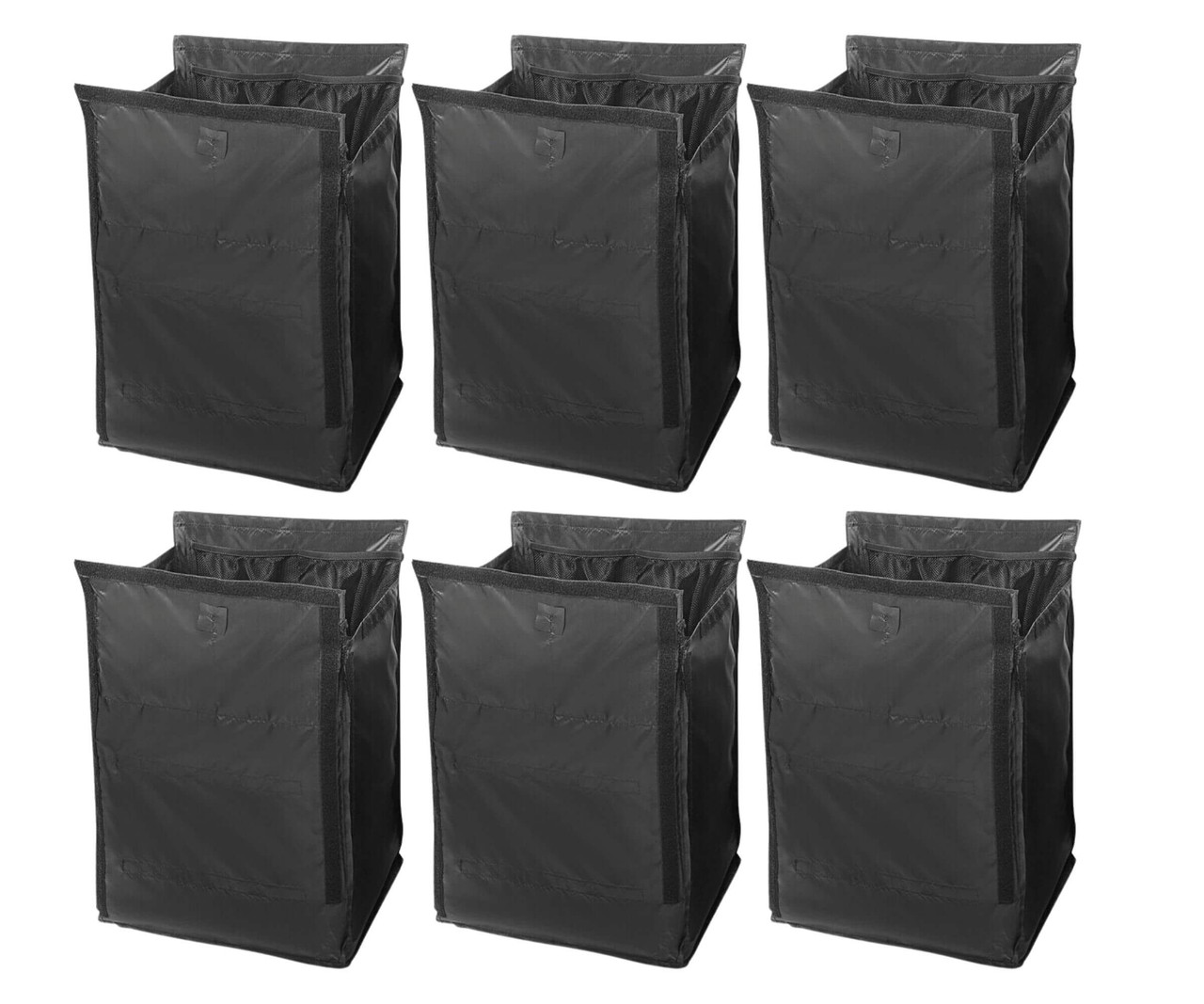 Rubbermaid Executive Large Black Quick Cart Liner (6-Pack) - Customized and Efficient Storage Solution