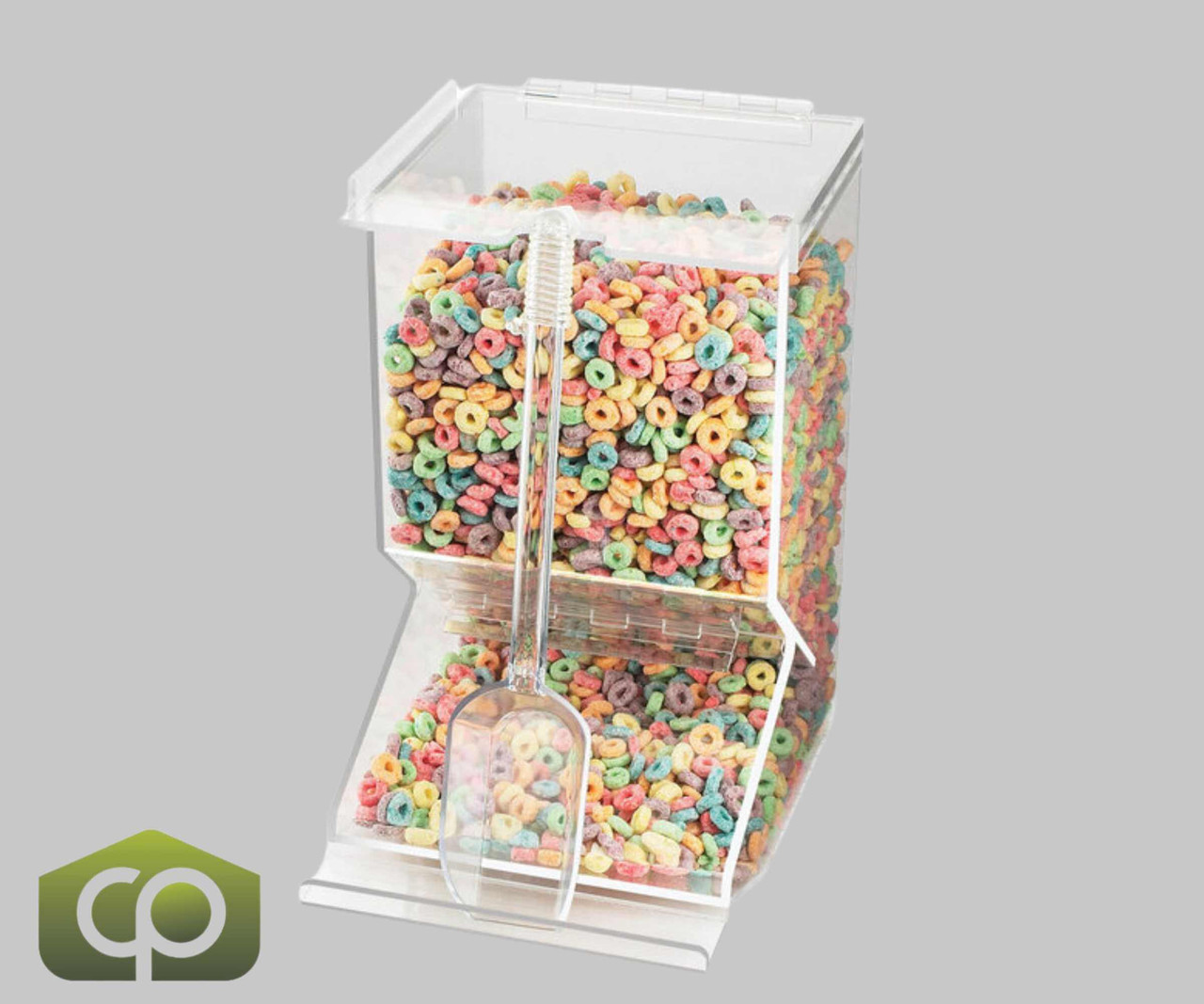 Cal-Mil Stackable Acrylic Cereal Dispenser - Cost-Effective Portion Control