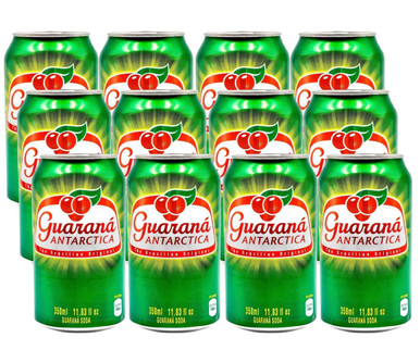 Guaraná Antarctica Soda 12 oz (12-Case) - Brazil's Authentic  Guaraná-Flavored Soft Drink