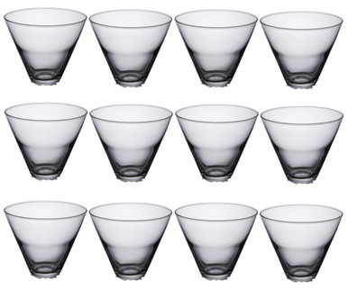 Libbey Stemless Martini Glasses (12/Case)