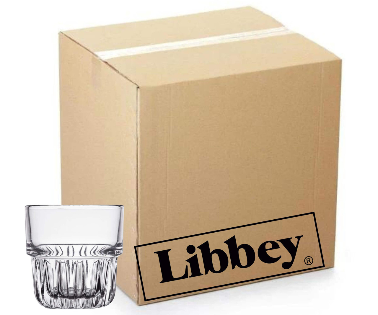 Libbey Bars & Restaurants - 36/Case - Everest 7 oz. Rocks Fashioned Glass