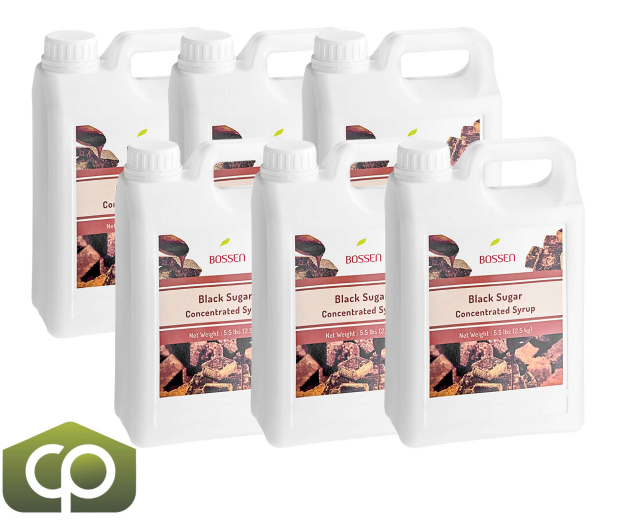 Bossen Black Sugar Bubble Tea Concentrated Syrup 64 fl. oz. (1.89 L) | Sweet Caramelized(6/Case)