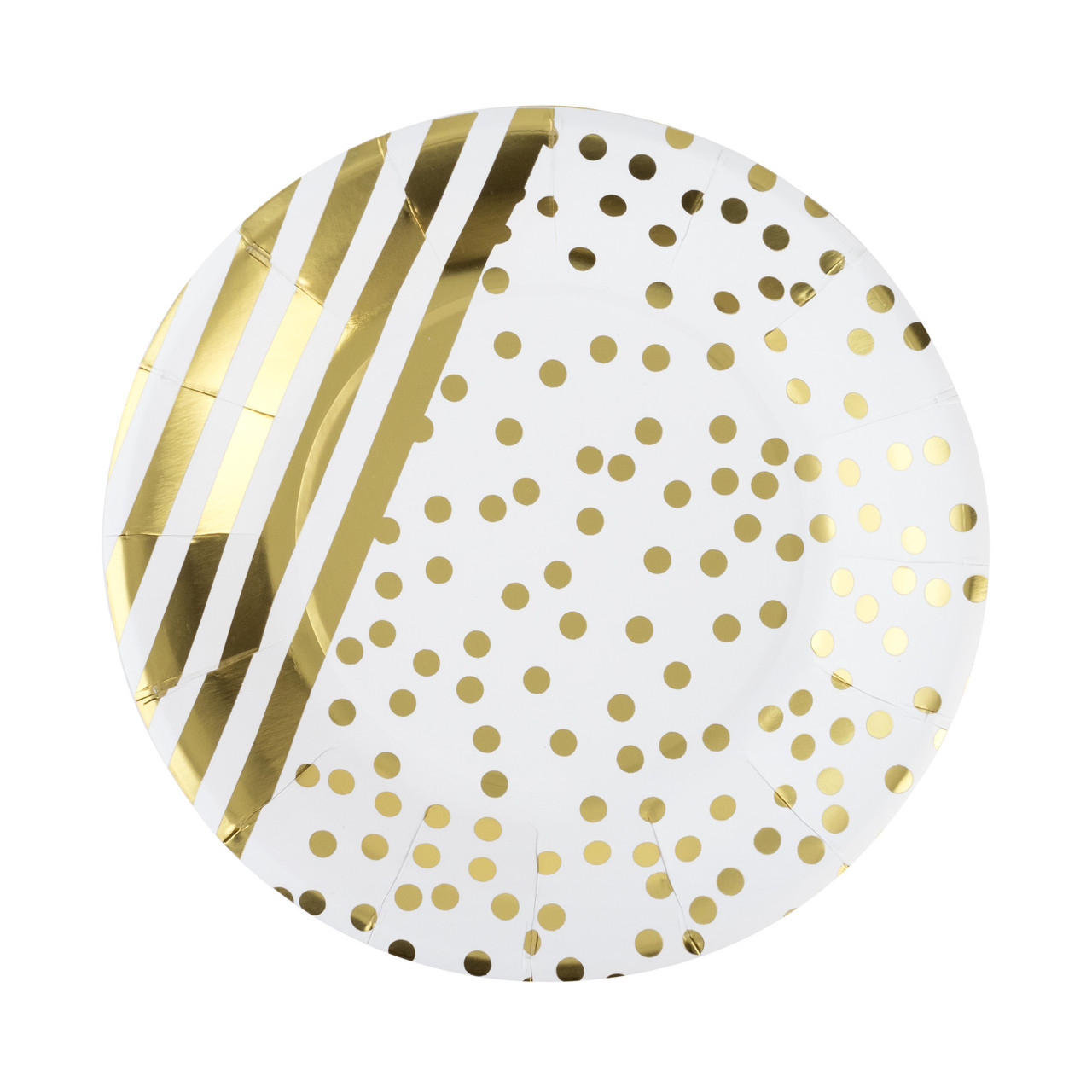 Gold Striped and Dot 7