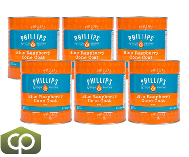 Phillips Blue Raspberry Ice Cream Cone Dip Bulk Food Service- 7 lbs/3.18 kg
