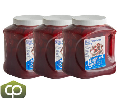 J. Hungerford Smith 3.35 kg (118 oz.) Delightful Sliced Strawberry ...