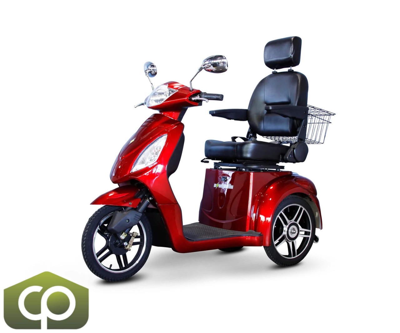 EWheels EW-36 3 Wheel Mobility Scooter | Extended Battery Life