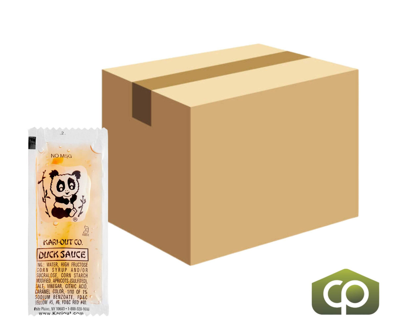 Duck Sauce Packets - 8g Portion, 450/Case - Ideal for Fast Food & Takeout