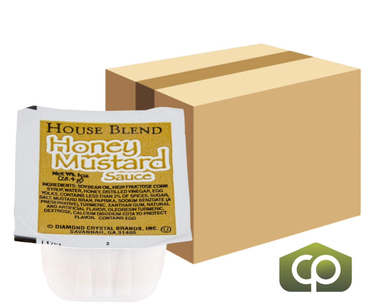 Honey Mustard Sauce 1 oz. Portion Cup - 100/Case | Perfect for Fast Food