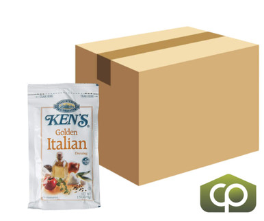 Ken's Foods 1.5 oz. Golden Italian Dressing Packet - 60/Case | Zesty Lemon