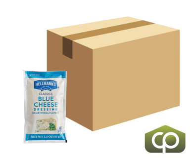 Hellmann's 1.5 oz. Blue Cheese Dressing Packet - 102/Case | Savory Flavor