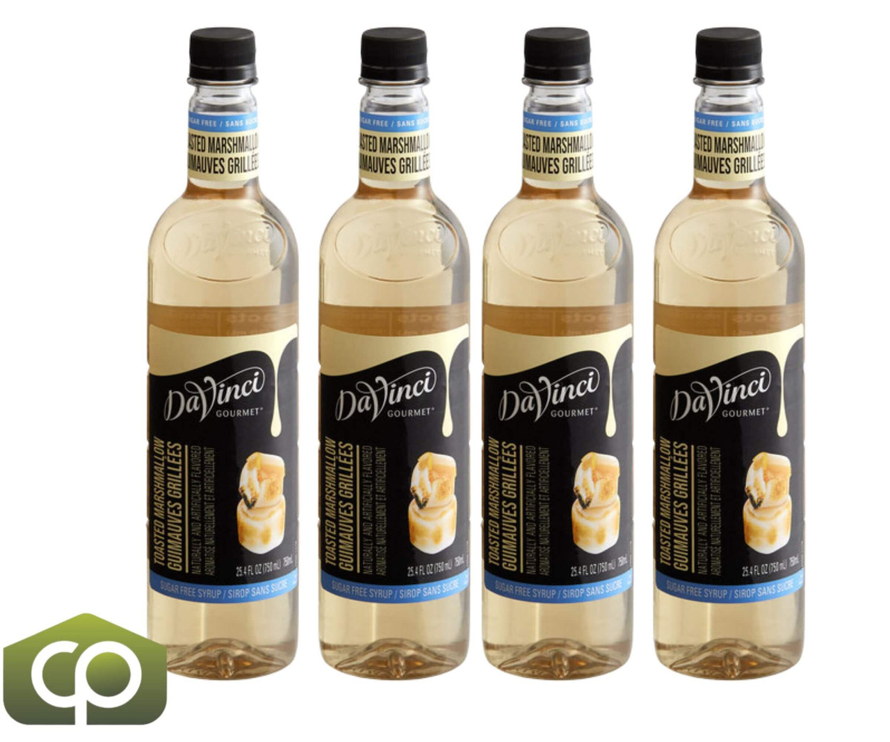 DaVinci Gourmet 750 mL Sweetened Sugar-Free Toasted Marshmallow Flavoring Syrup