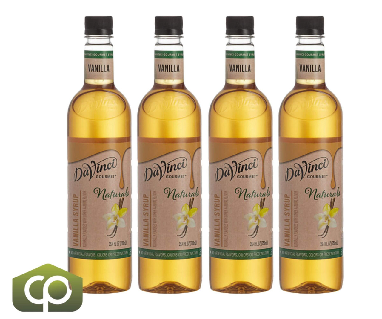DaVinci Gourmet All-Natural Vanilla Flavoring Syrup 750 mL - Pure Sweetness