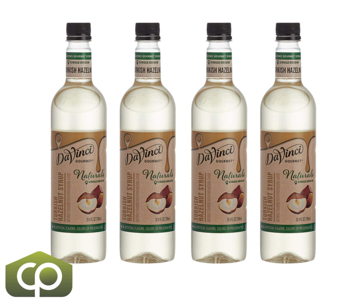 DaVinci Gourmet All-Natural Turkish Hazelnut Smooth Flavoring Syrup 750 mL