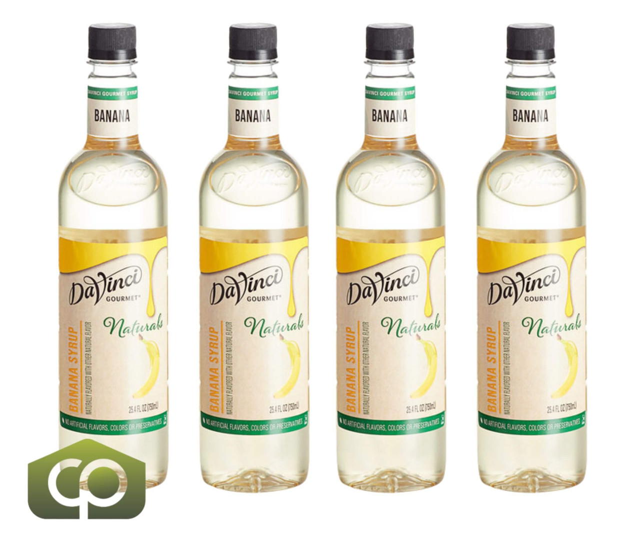 DaVinci Gourmet All-Natural Authentic Banana Flavoring Syrup 750 mL