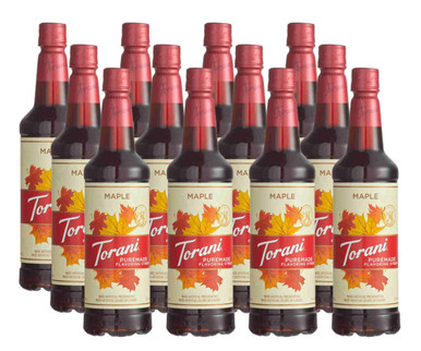 Torani Puremade Maple Flavoring Syrup - 750 mL of Sweet Maple Bliss (12 ...